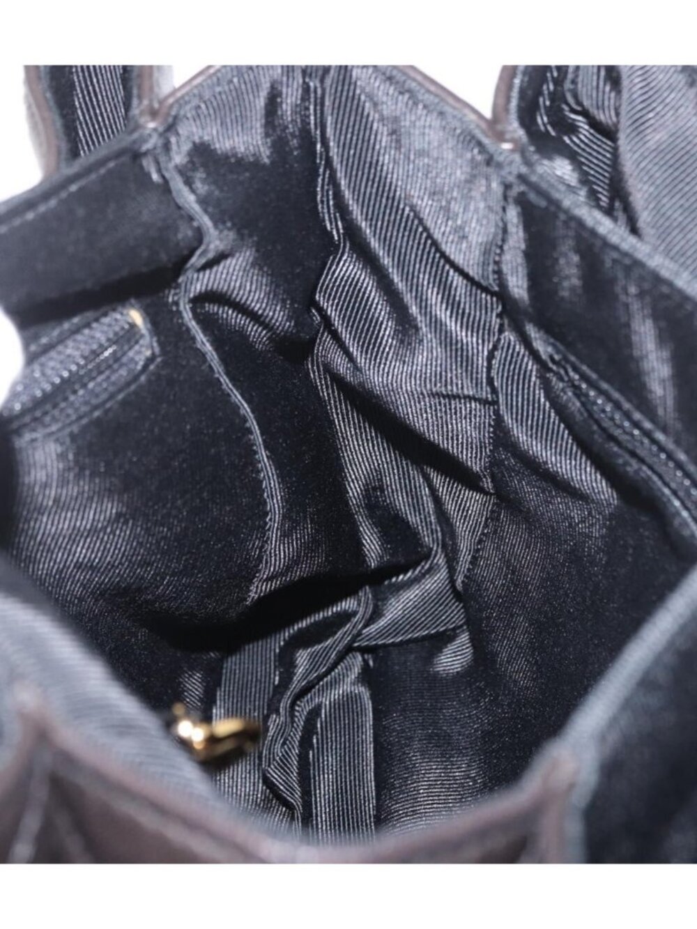 CHANEL Matelasse Backpack Lamb Skin Gold Black CC - Picture 12 of 16